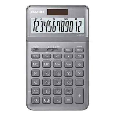 Casio JW-200SC-GY 12 Digit Desktop Calculator